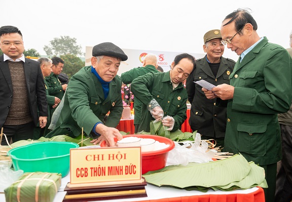 Các cựu chiến binh chuẩn bị phần thi của mình trong sự kiện 2