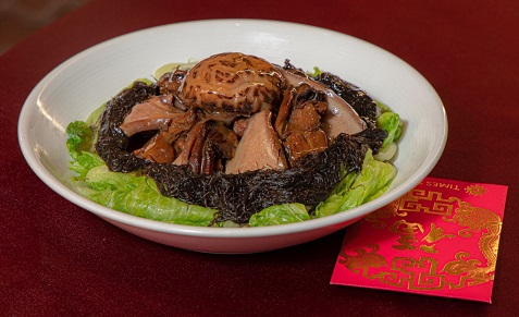 Hàu khô hầm lưỡi heo tóc tiên