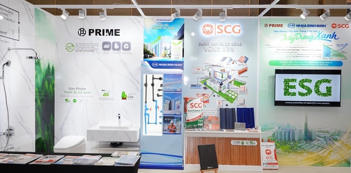 Khu trưng bày các sản phẩm