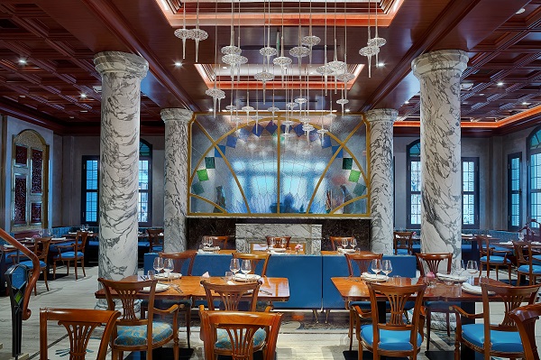 Không gian bên trong nhà hàng NĐSG