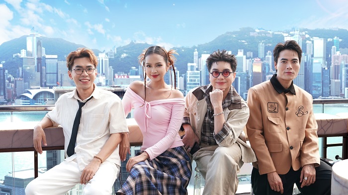 Minh Dự Ngọc Châu Hữu Đằng và Võ Tấn Phát tại cảng Victoria