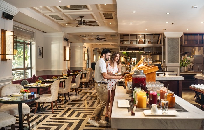 Nhà hàng Faifo Café sẽ chào đón quý khách bằng bữa sáng tự chọn thịnh soạn