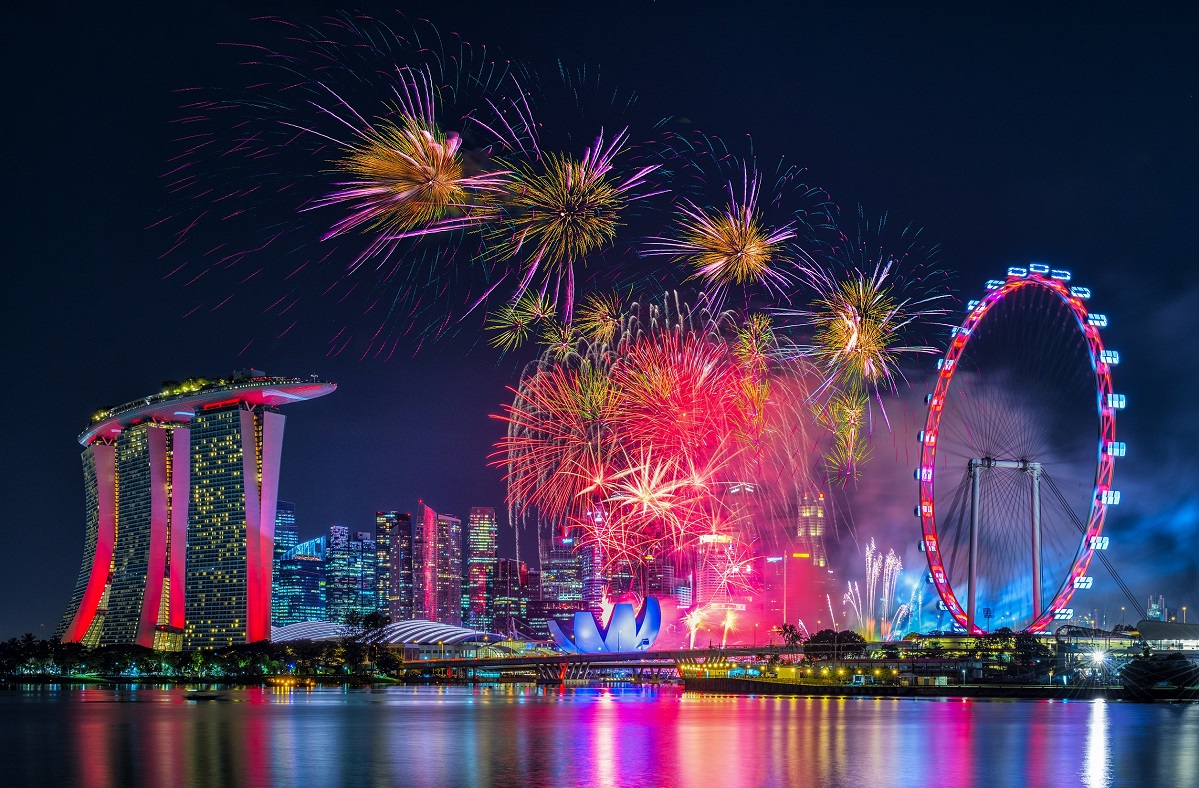 Singapore diem den hap dan Tet 2023