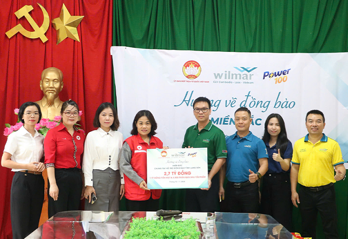 Sáng 31 10 Đại diện Tập đoàn Wilmar CLV trao tặng tài trợ cho tỉnh Cao Bằng và Lạng Sơn 4