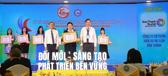 BenThanh Tourist nhận danh hiệu Doanh nghiệp TP.HCM tiêu biểu 2024