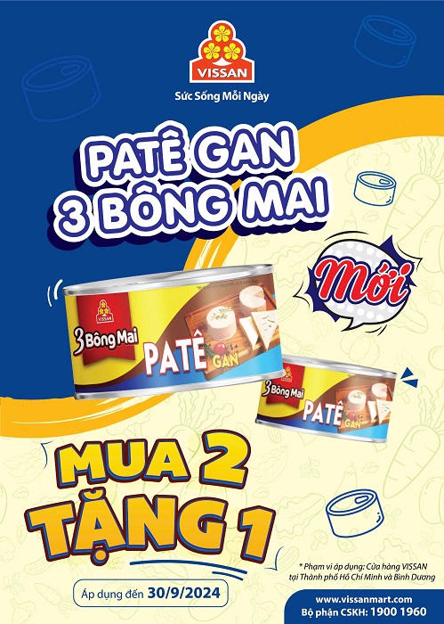 NEW PATÊ GAN BA BÔNG MAI