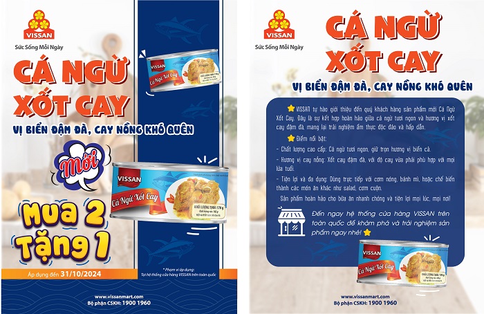 VISSAN Cá ngừ xốt cay