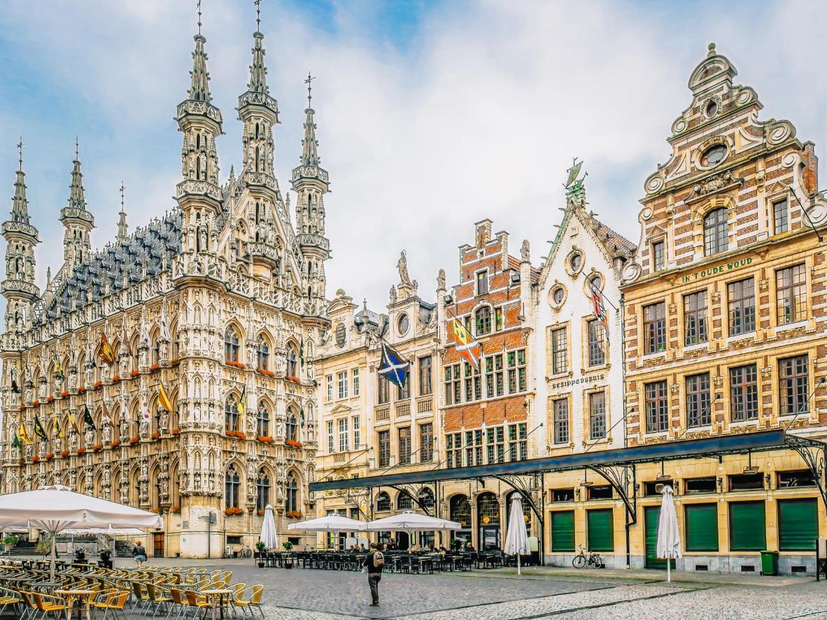 Bia Nostra Domus ở thành phố Leuven Vương Quốc Bỉ