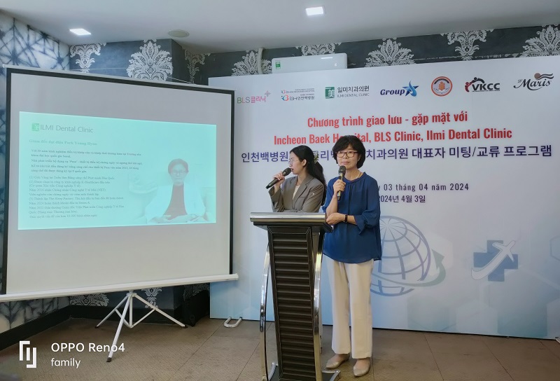 Bà Choi Hyun Jin  Trưởng phòng Ilmi Dental Clinic