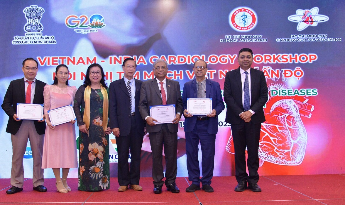 TLS Ấn Độ Lãnh đạo Tổng hội y học - Hội tim mạch VN - hội Tim Mạch Ấn Độ