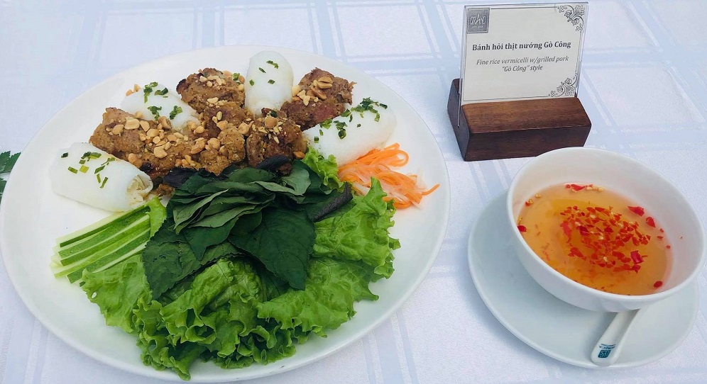 banh hoi thit nuong Go Cong