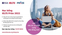 Hội đồng Anh chính thức mở đơn đăng ký Học bổng IELTS Prize 2022