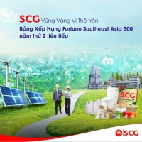 KIÊN ĐỊNH VỚI MỤC TIÊU PHÁT TRIỂN BỀN VỮNG ĐƯA TẬP ĐOÀN SCG VÀO TOP 21 CỦA FORTUNE SOUTHEAST ASIA 500 NĂM 2025