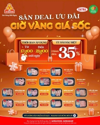 VISSAN TRIỂN KHAI CHƯƠNG TRÌNH “GIỜ VÀNG – GIÁ SỐC”: MUA SẮM TIẾT KIỆM TỪ 17G ĐẾN 21G MỖI NGÀY TẠI HỆ THỐNG SATRA